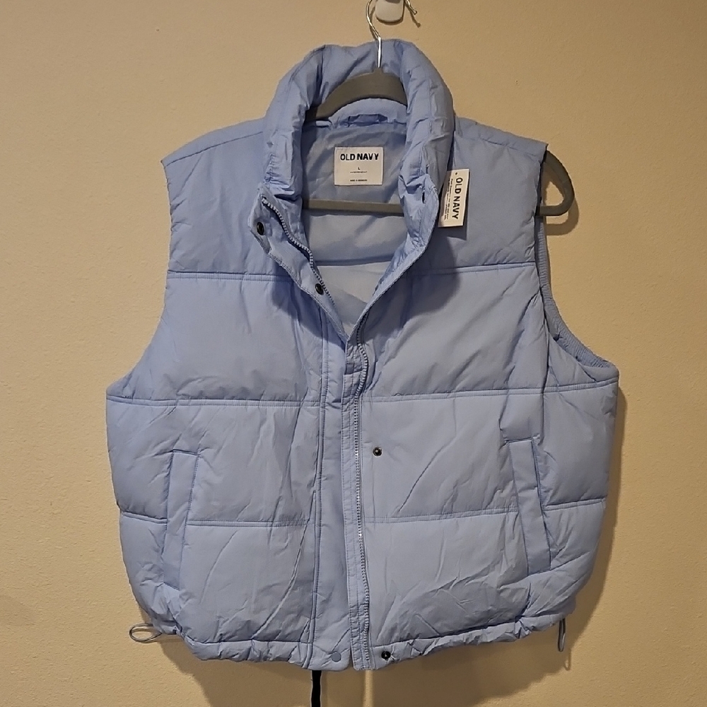 Old Navy Sky Blue Quilted Vest